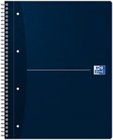 Collegeblok Oxford Office Essential A4+ lijn 4gaats 180pag 80gr ass-8