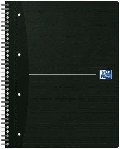 Collegeblok Oxford Office Essential A4+ lijn 4gaats 180pag 80gr ass-2