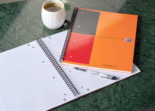 Spiraalblok Oxford International Notebook A4+ 160 pagina's lijn-5