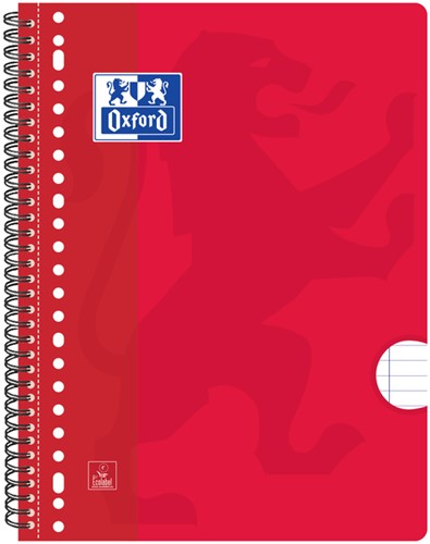 Collegeblok Oxford School A4+ lijn 23-gaats 160 pagina's 80gr assorti-3