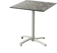 VEBA X Cross terrasstafel 70x70 cm vierkant - Galaxy Marble - Zand