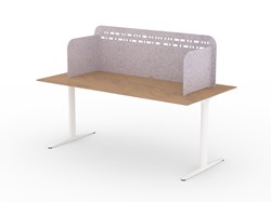 PET-vilt akoestisch bureauscherm (L)