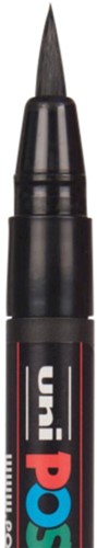 Paintmarker Uni POSCA PCF350 Brush 1-10mm donkerblauw-5