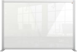 Bureauscherm Nobo modulair transparant acryl 100x140cm