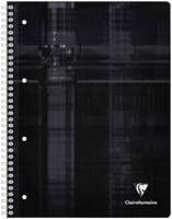 Collegeblok Clairefontaine Studium A4+ ruit 5x5mm 4-gaats 80 pagina's assorti-3
