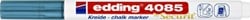 Krijtstift edding 4085 by Securit rond 1-2mm metallic blauw