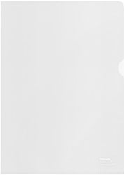 Insteekmap L-model Esselte A4 100% gerecycled 0.10mm transparant 100 stuks