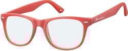 Leesbril Montana +2.50 dtp blue light filter rood