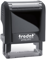 Tekststempel Trodat Printy 4911 personaliseerbaar zwart