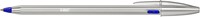 Balpen Bic Cristal Re-new medium zilver + 2 vullingen blauw-1
