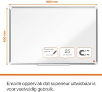 Whiteboard Nobo Premium Plus 60x90cm emaille-12