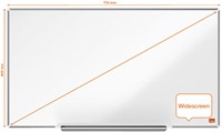 Whiteboard Nobo Impression Pro 40x71cm emaille-2