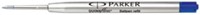 Balpenvulling Parker Quinkflow medium blauw blister à 10 stuks-3