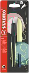 Vulpen STABILO Flow medium pastel geel blister à 1 stuk