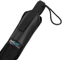 Paraplu Travellight® extreem licht handopening windproof doorsnede 100 cm zwart-2