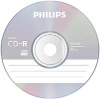 CD-R Philips 80Min audio JC 10 stuks-2