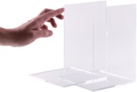 Boekensteun MAUL acryl 16x15x21cm set 2 glashelder-1
