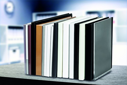 Boekensteun MAUL acryl 16x15x21cm set 2 glashelder-3