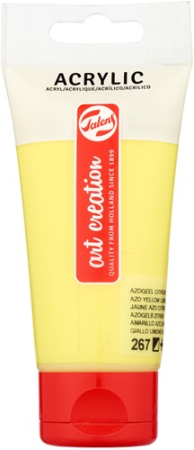 Acrylverf Talens Art Creation 267 azogeel citroen tube à 75ml