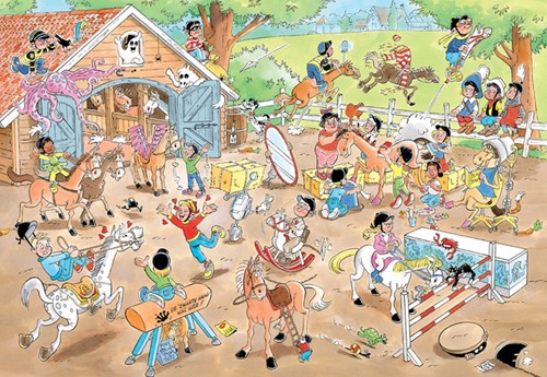 Puzzel Jan van Haasteren Junior The Riding School 360 stukjes-2