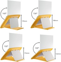 Laptopstandaard Leitz Ergo Cosy verstelbaar recyled geel-1
