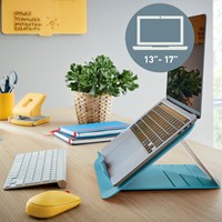 Laptopstandaard Leitz Ergo Cosy verstelbaar recyled blauw-4