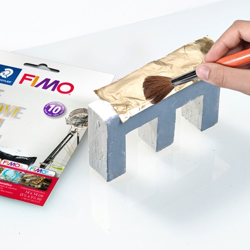 Bladmetaal Staedtler Fimo 8781 14x14cm goud 10 vel-3