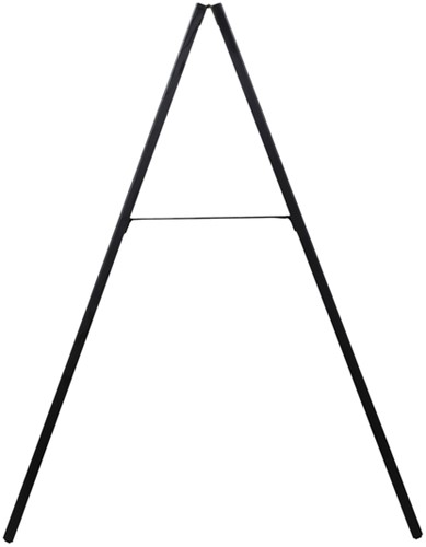 Krijt stoepbord Europel 660x1280mm DELUX zwart-2