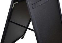 Krijt stoepbord Europel 660x1280mm DELUX zwart-2
