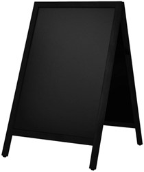 Krijt stoepbord Europel 660x1040mm zwart