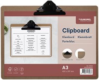 Klembord Europel A3 liggend hout-2