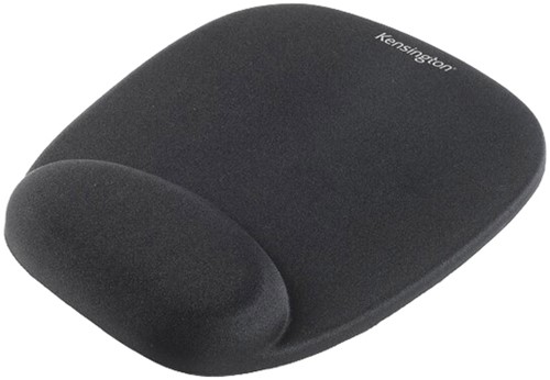 Muismat Kensington met polsondersteuning foam zwart-2