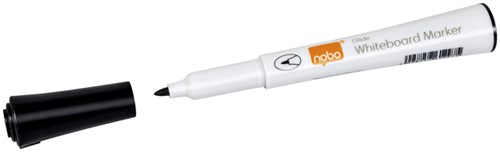 Whiteboardmarker Nobo Glide fijn zwart 1mm 4stuks-2
