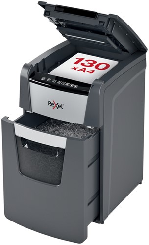 Papiervernietiger Rexel Optimum Auto+ 130M snippers 2x15mm-4