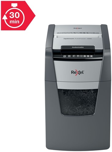 Papiervernietiger Rexel Optimum Auto+ 130X P4 snippers 4x28mm-8
