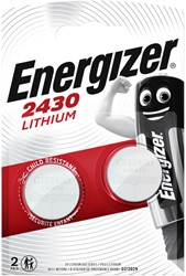Energizer CR2430 Knoopcel Batterij, ø 24 mm, 3 V (pak 2 stuks)