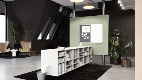 Combibord Legamaster UNITE grijs vilt-whiteboard 90x120cm-3