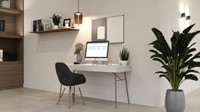 Combibord Legamaster UNITE grijs vilt-whiteboard 60x90cm-2