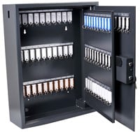 Sleutelkast Pavo high security magnetisch met fingerprintslot 100 haken 600x480x150mm-2
