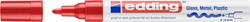 Paintmarker edding 750 op oliebasis 2-4mm creatief rood