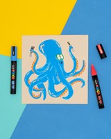 Paintmarker Uni POSCA PC1MC extra fijn assorti set à 16 stuks-2
