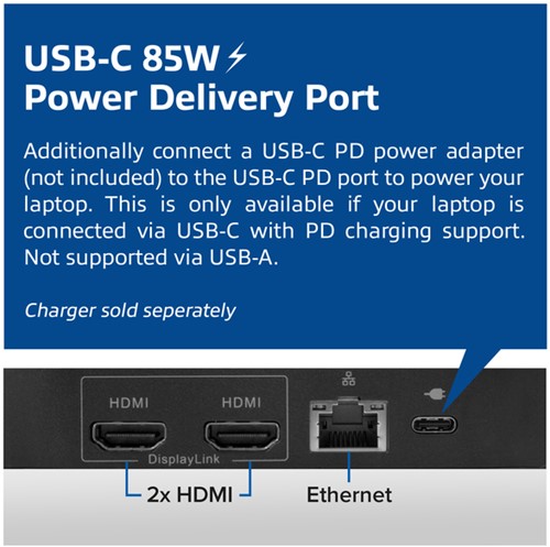 Dockingstation ACT USB-C Dual Monitor met Power Delivery-4