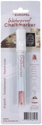 Krijtstift Europel watervast 3-6mm wit blister 1 stuk