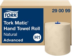Handdoekrol Tork H1 Matic Advanced 2-laags 150m naturel 290099