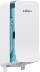 Toiletpapierdispenser Satino JT3 Hyginity systeemrol duo wit 333422