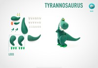 Klei Hey Clay dinos set à 3 delen-2