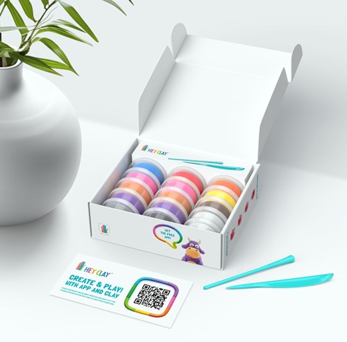 Klei Hey Clay dieren set à 15 delen-2