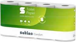 Toiletpapier Satino MT1 Comfort 2-laags 400 vel wit 067490 - 8 rol