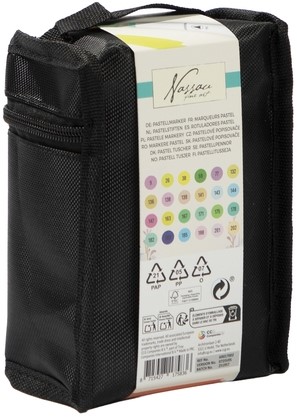 Pastelmarkers Nassau set à 24 kleuren-2