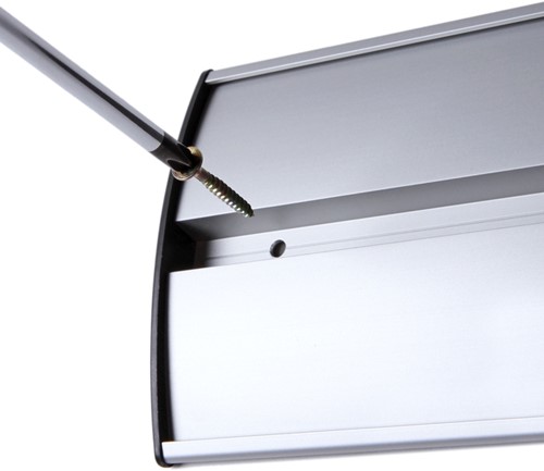 Informatiebord Office Curved A4 zilver-1